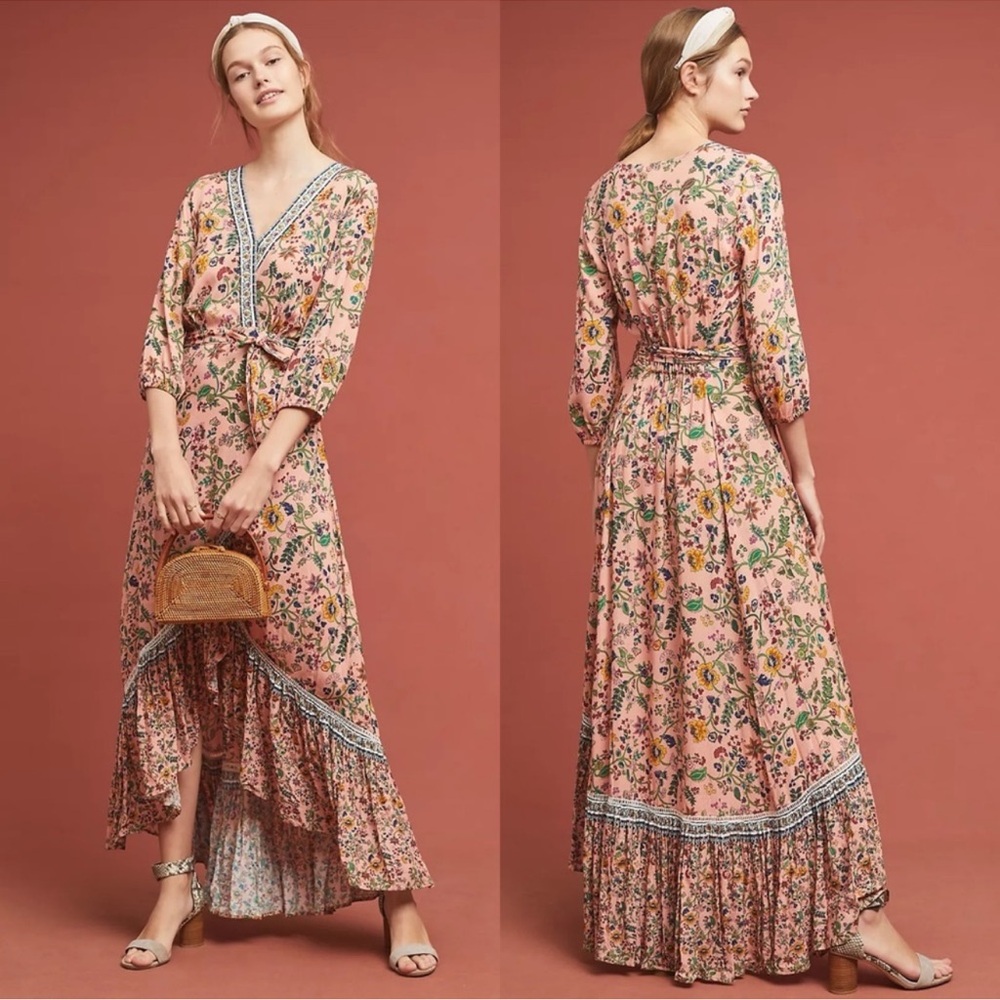 Farm Rio- NWT Floral Maxi Dress in Pink